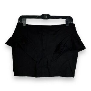 Tildon Black Structured Mini Skirt Size Medium - "Janine"